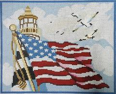 Birds of a Feather Lighthouse Canvas