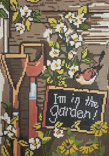 Birds of a Feather In the Garden Canvas