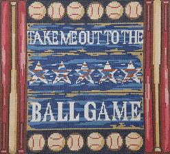 Birds of a Feather Take Me out to the Ballgame Canvas