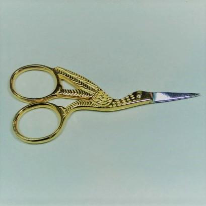 Stork Scissors - 3.5" Gold