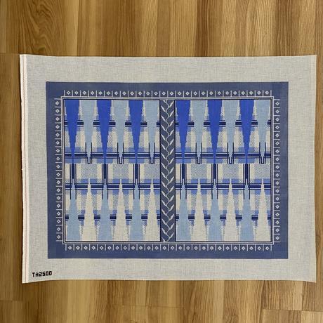 Backgammon Board - Blue Tartan