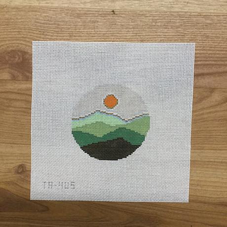 Sunset Over the Mountains