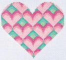 Pink/Green Heart