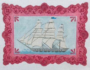 Nantucket Whaler in Pink Luster