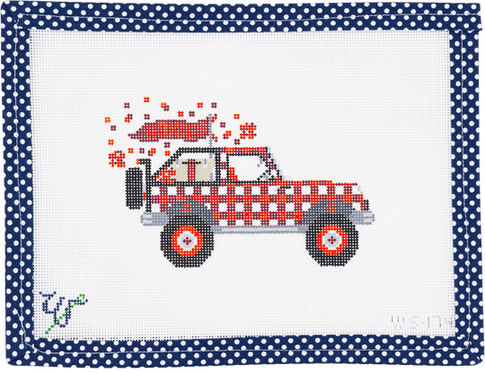 Virginia Tech Jeep — Stitching Fox - Main Image