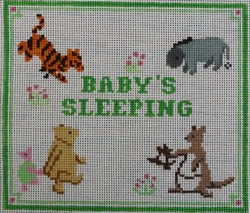 Baby Sleeping Sign - Winnie the Pooh
