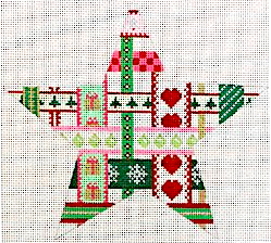 Star Ornament- Ribbons