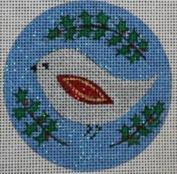 Silver Bird Ornament