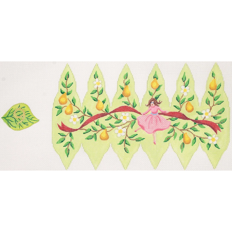 12 Days of Christmas Stuffed Pear Ornament – 9 Ladies Dancing