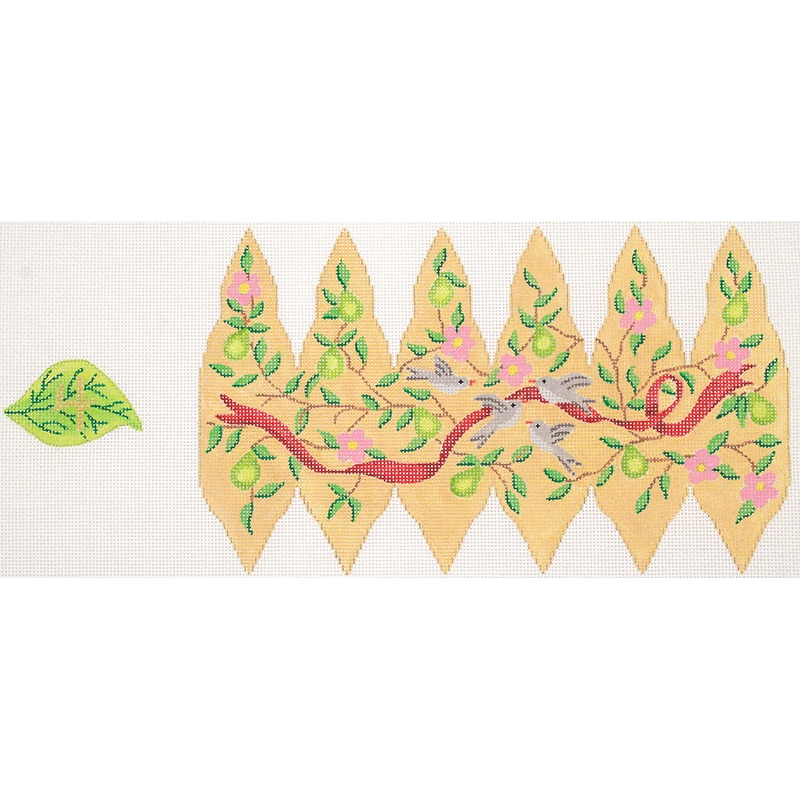 12 Days of Christmas Stuffed Pear Ornament – 4 Calling Birds