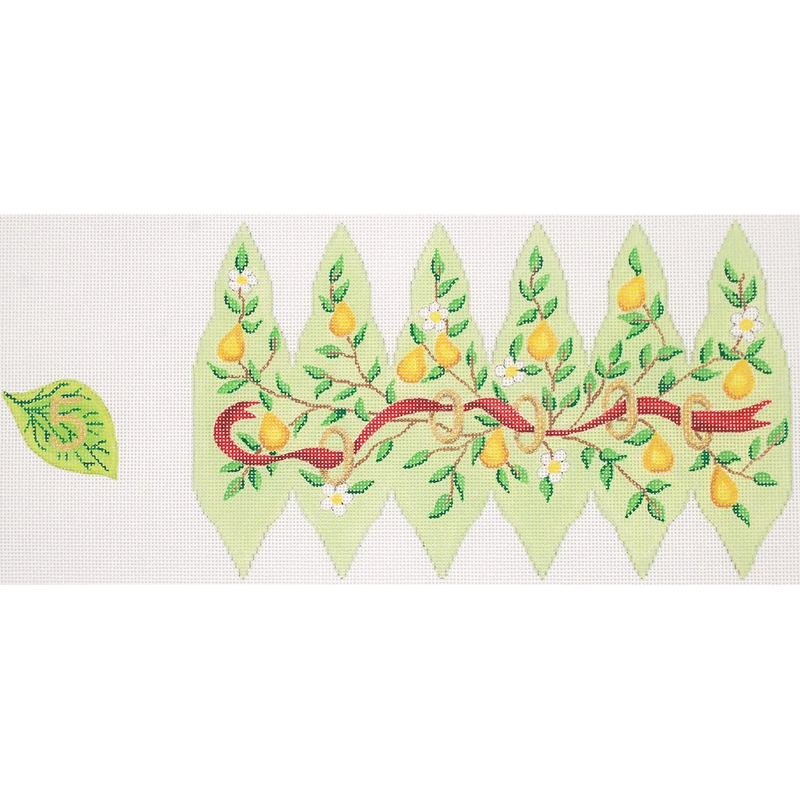 12 Days of Christmas Stuffed Pear Ornament – 5 Golden Rings