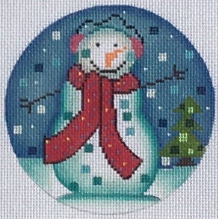 Snowman Ornament — Stitching Fox