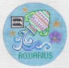 Zodiac Round - Aquarius