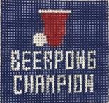Beerpong Champion Coozie Insert
