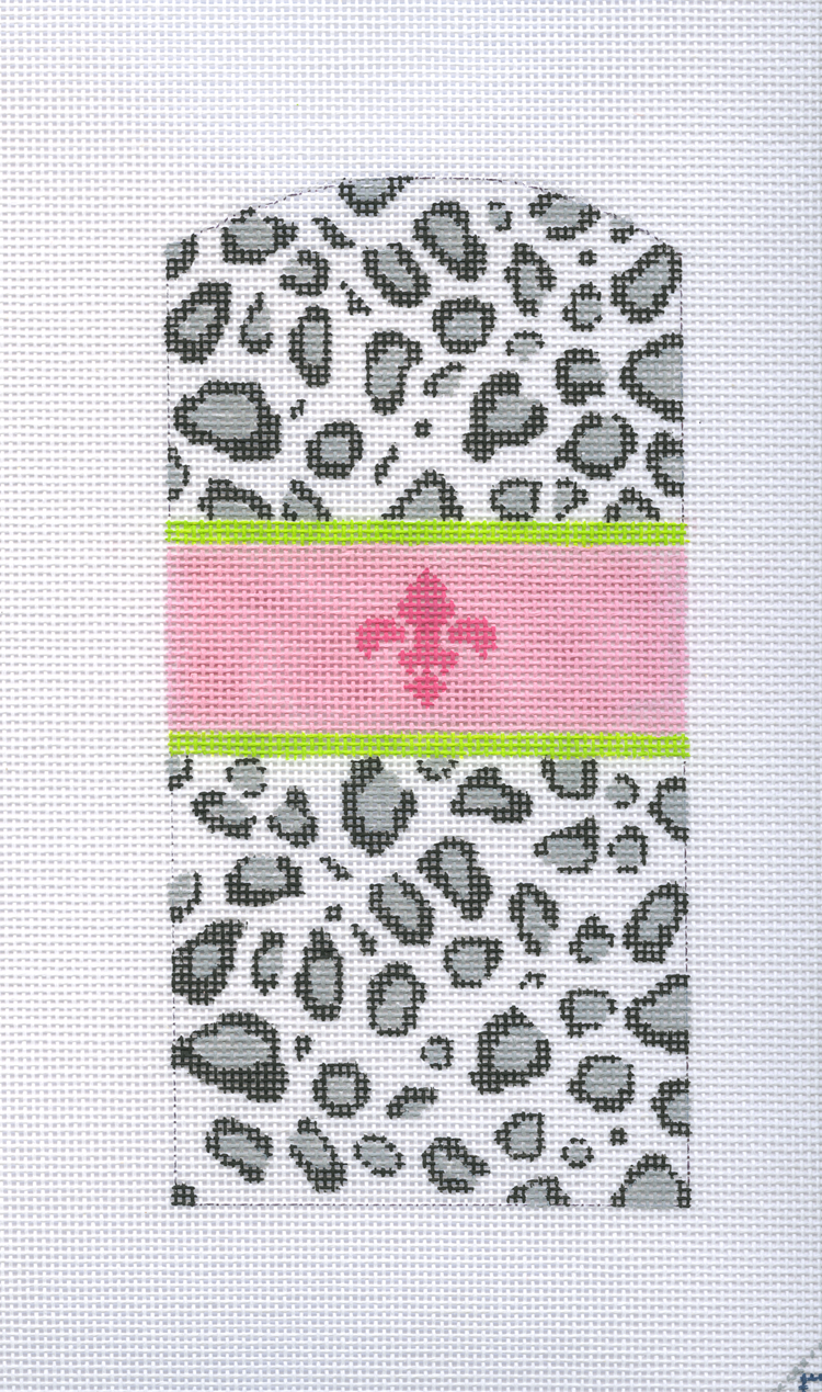 Eyeglass Case - Animal Print - Pink (Back)