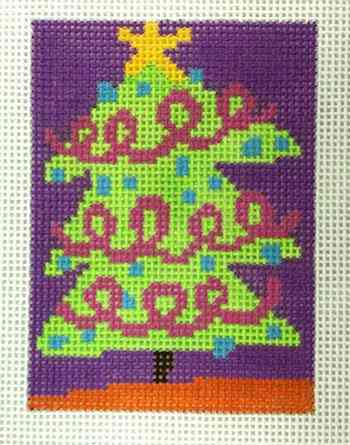 Christmas Tree - Ribbon Garland