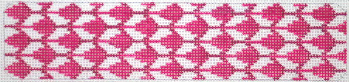 Cuff/Bookmark – Herend-inspired Fishnet – pinks