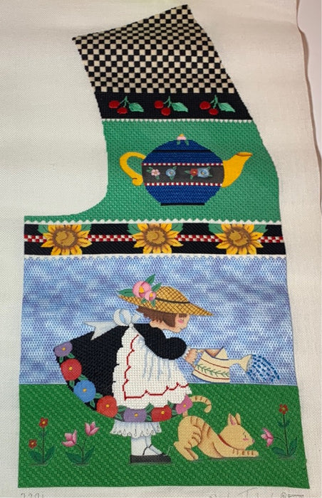 Mary Engelbreit Vest - Vintage Canvas (Partially Stitched)