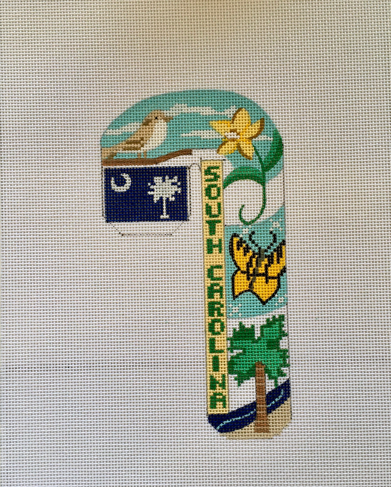 Travel Candy Cane - South Carolina