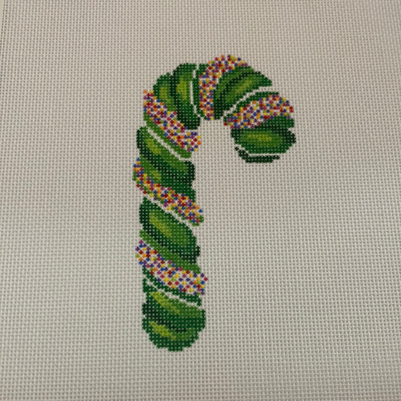 Sprinkle Candy Cane - Green
