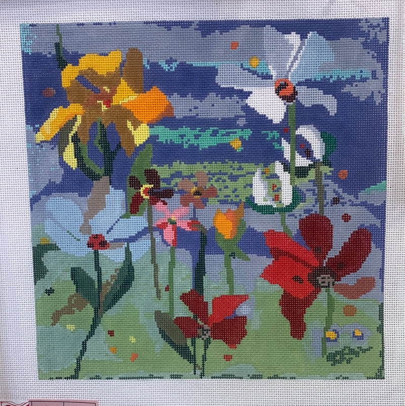 Collage Bouquet Blue