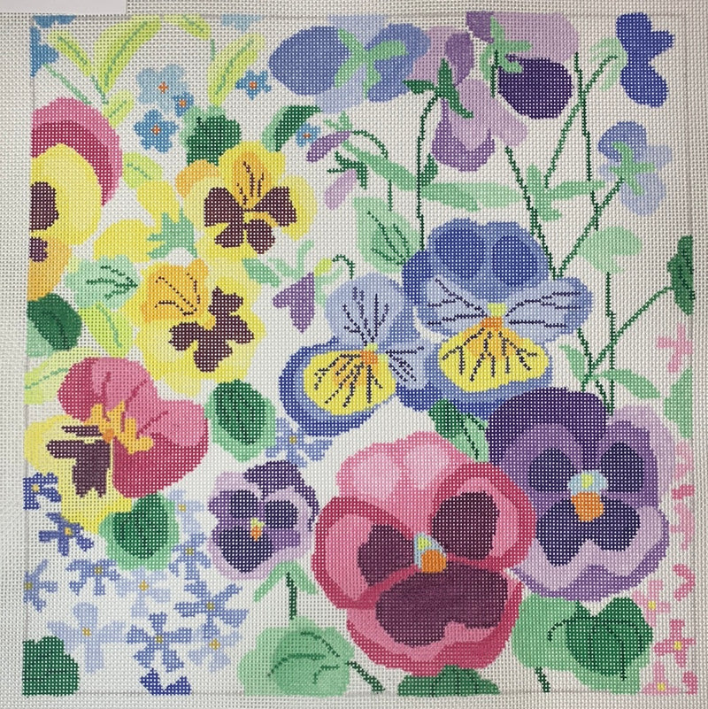 Large Pansy Garden #1