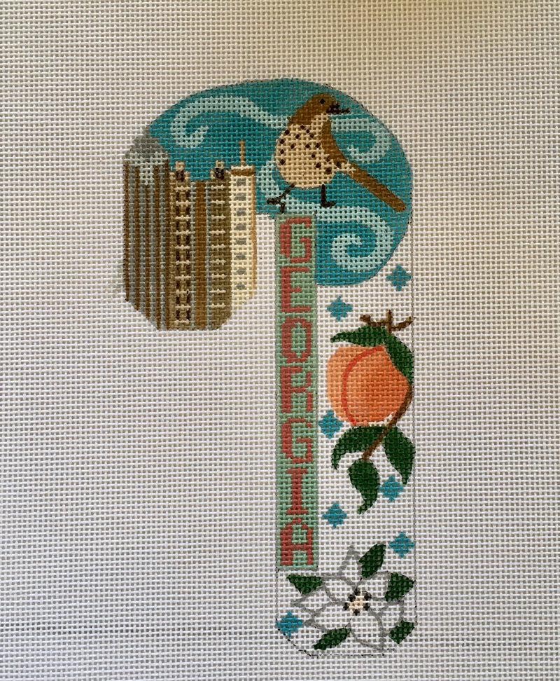 Travel Candy Cane - Georgia