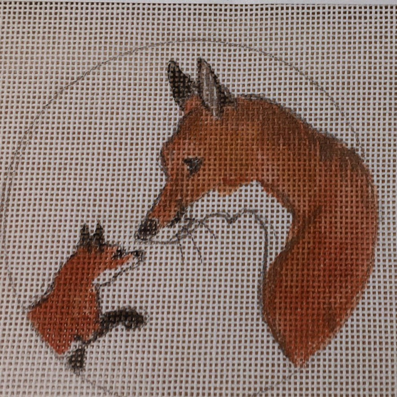 Vixen w/ Kit Ornament