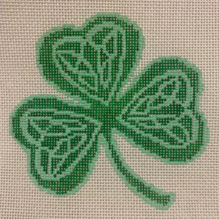Lupine Designs - Celtic Knot Shamrock Canvas