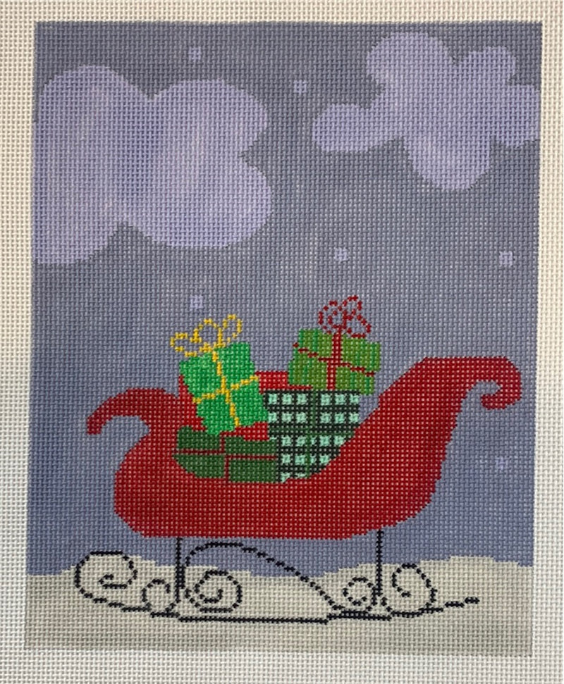 Christmas Sleigh w/ Presents