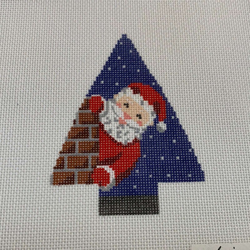 Santa in a Chimney