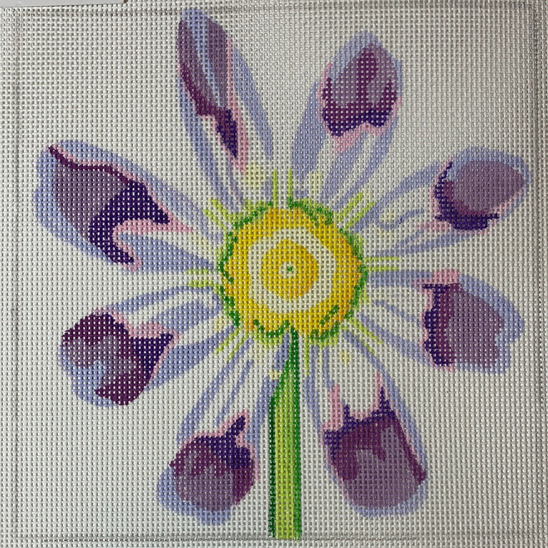 8" Simple Flowers - Purple Cosmos