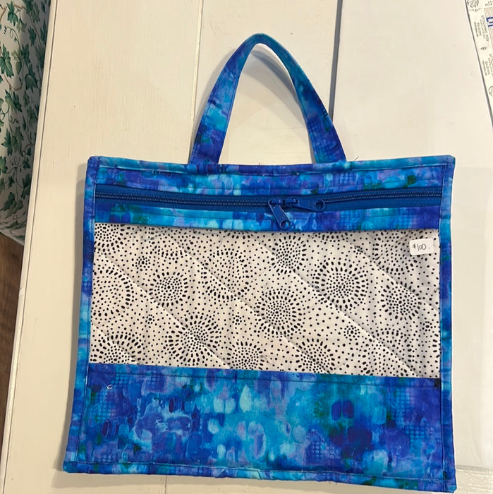 Hand quilted project bags