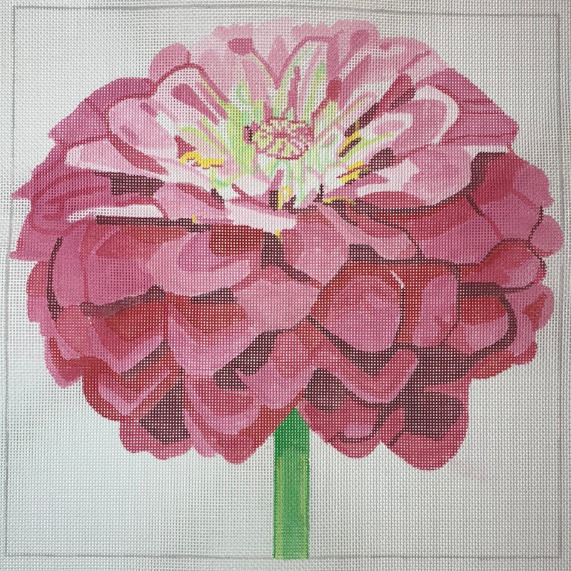 14" Simple Flowers - Pink Zinnia