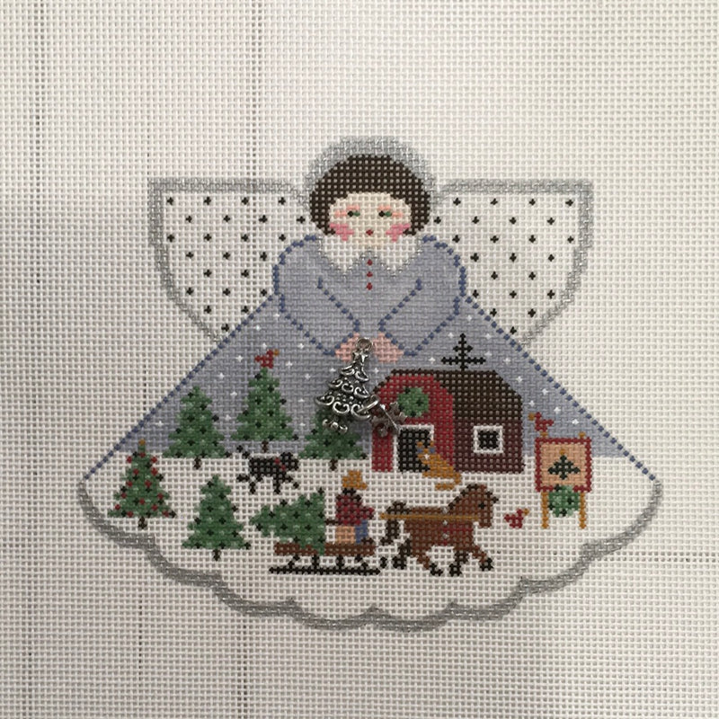 Christmas tree farm angel