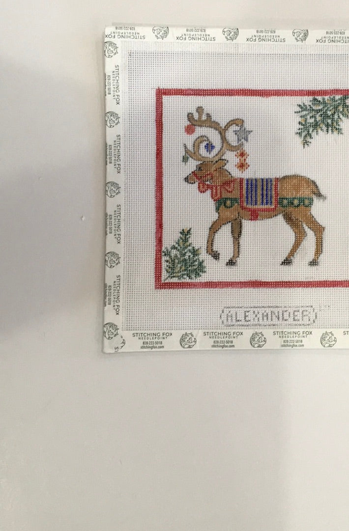 Reindeer with Holiday Ornaments