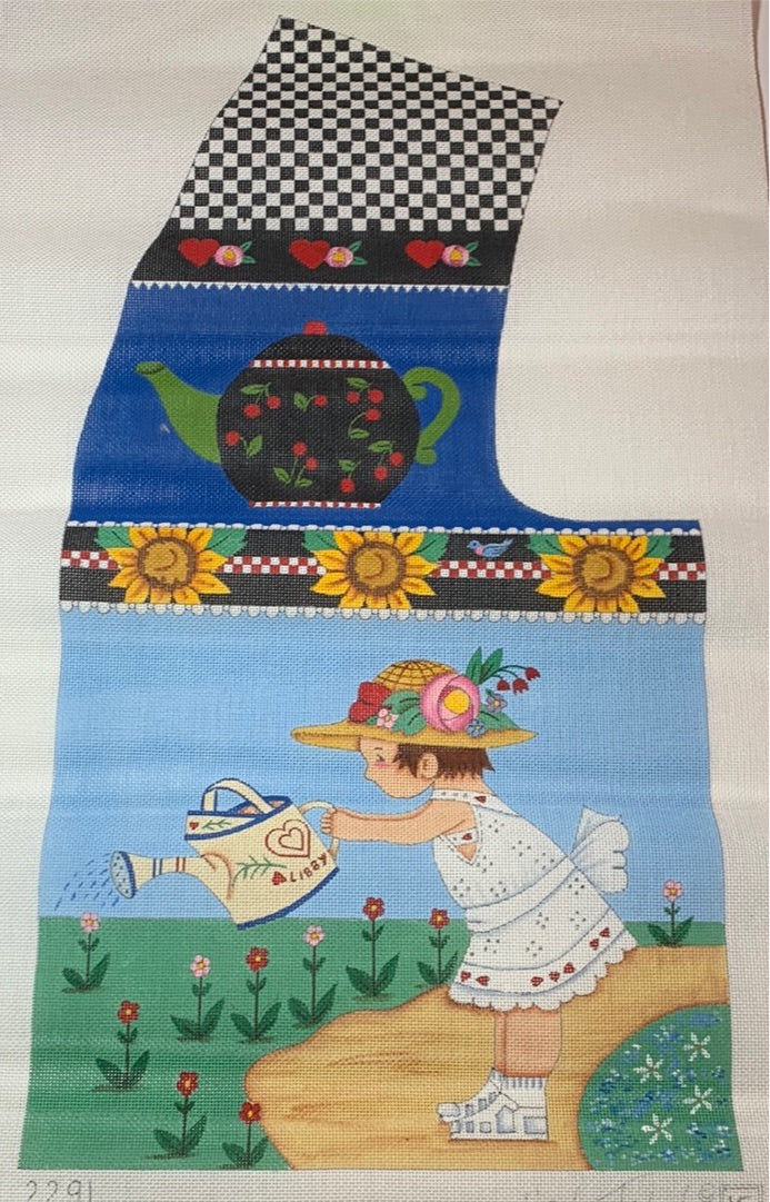 Mary Engelbreit Vest - Vintage Canvas (Partially Stitched)