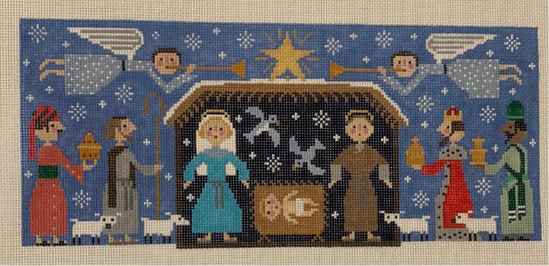 Joyous Christmas - Nativity Scene Canvas