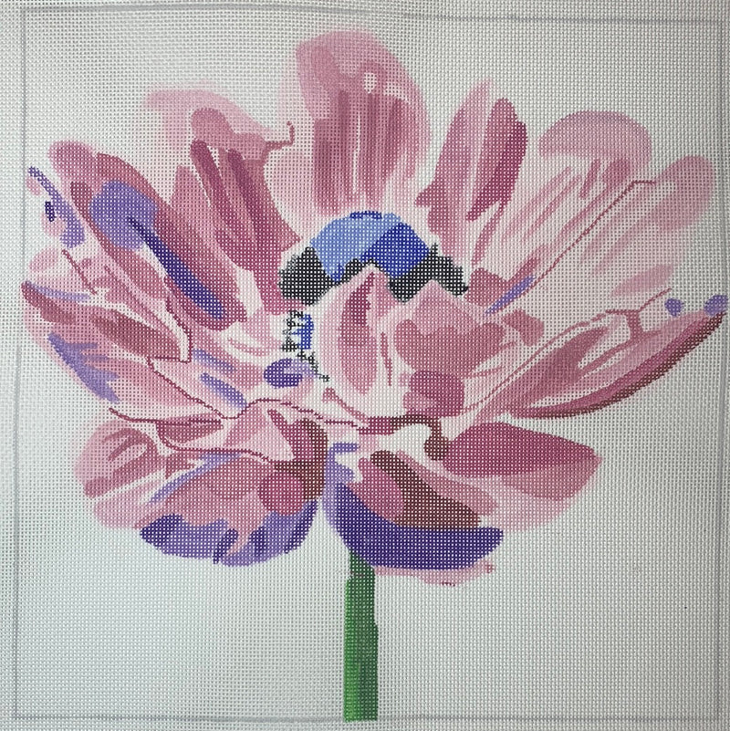 14" Simple Flowers - Purple Anemone