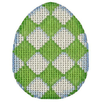 Lime Harlequin Mini Egg