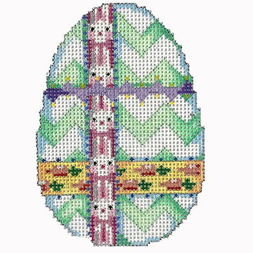 Chevron/Bunnies/Carrots Egg