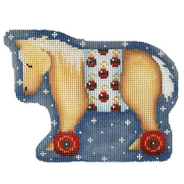 Palomino on Wheels Ornament  