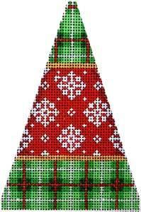 Plaid/Flakes Mini Tree
