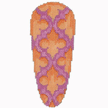 Quatrefoil/Pink Carrot