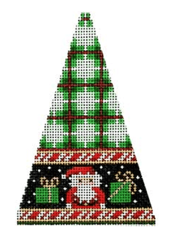 Santa/Plaid Mini Tree