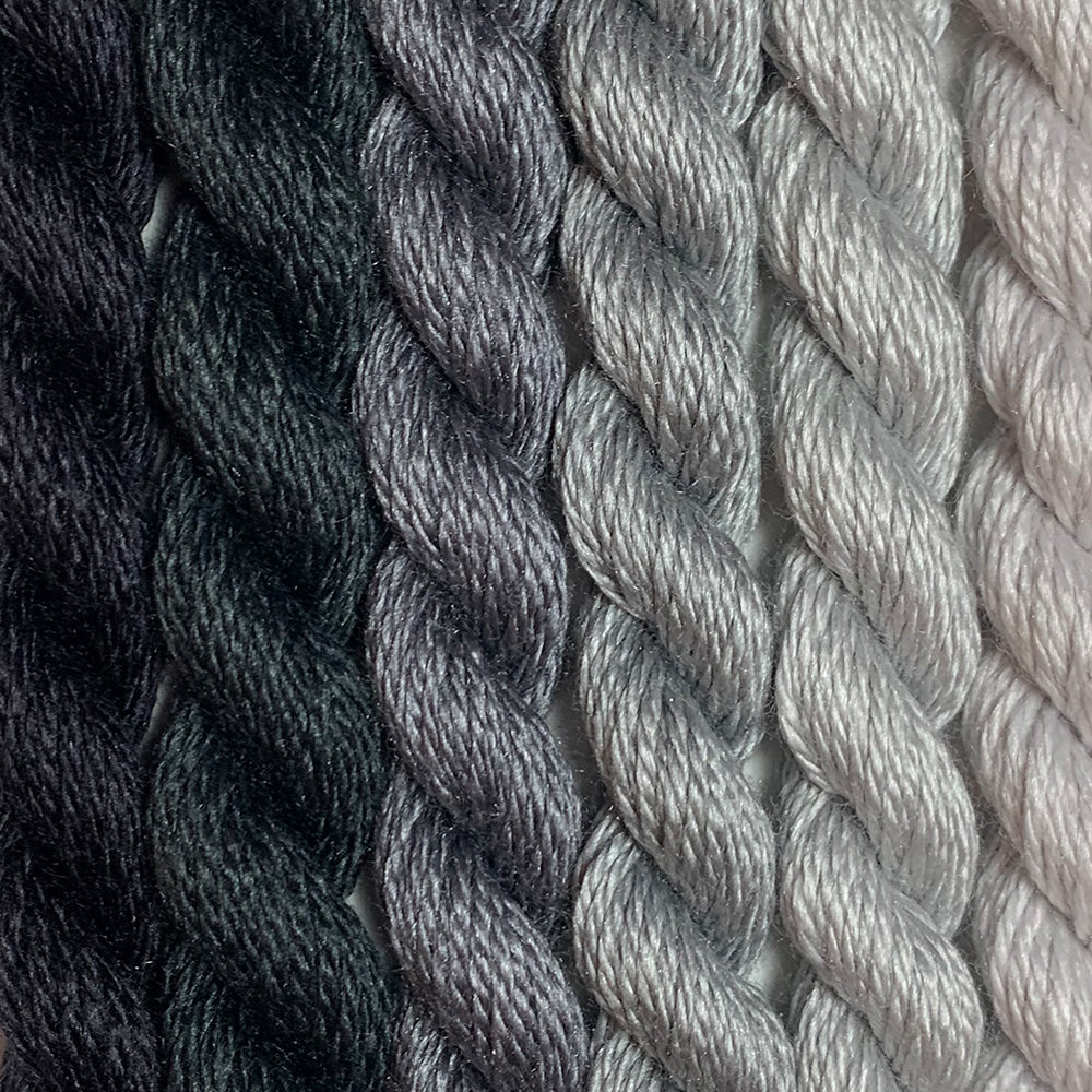 Silk & Ivory - Grays and Black — Stitching Fox