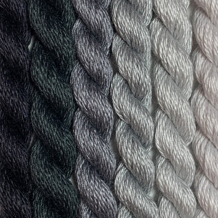 Silk & Ivory - Grays and Black