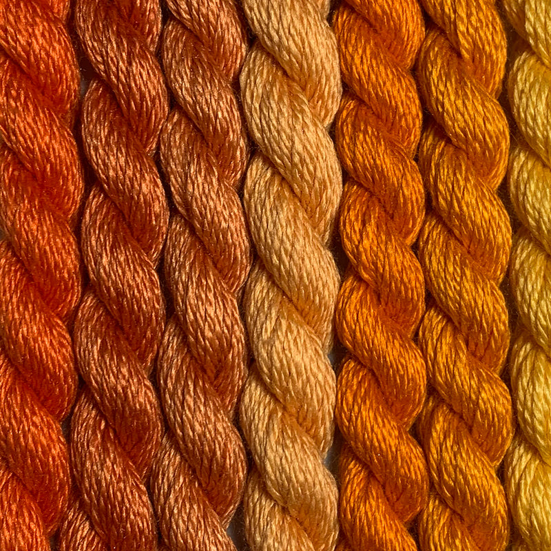 Silk & Ivory - Oranges