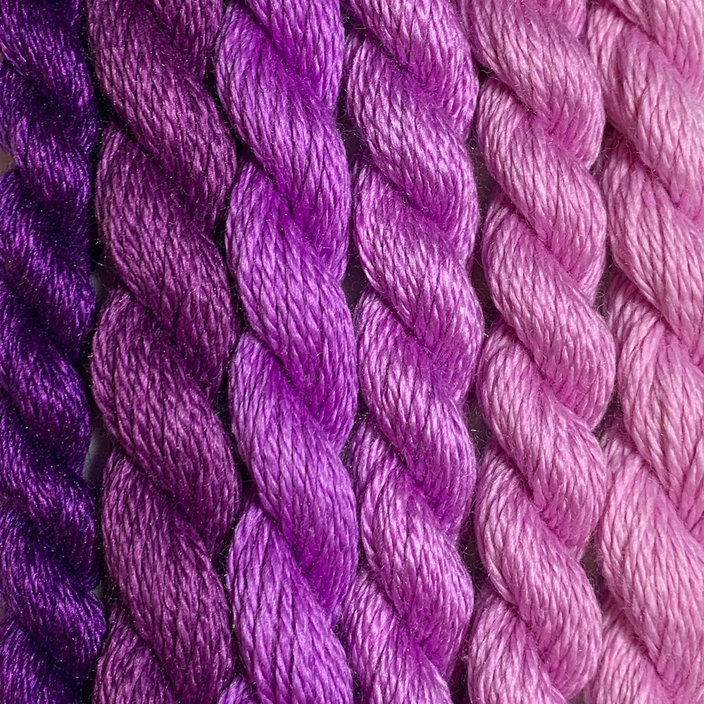 Silk & Ivory - Purples — Stitching Fox