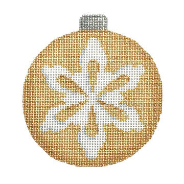 Snowflake on Gold I
